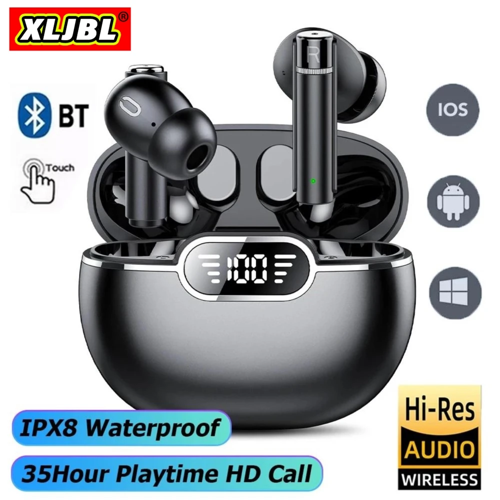 

New New AirBuds 7 Portable Wireless Bluetooth Headphones In Ear Earphones with Microphone Wireless Charge for Mobile Phone