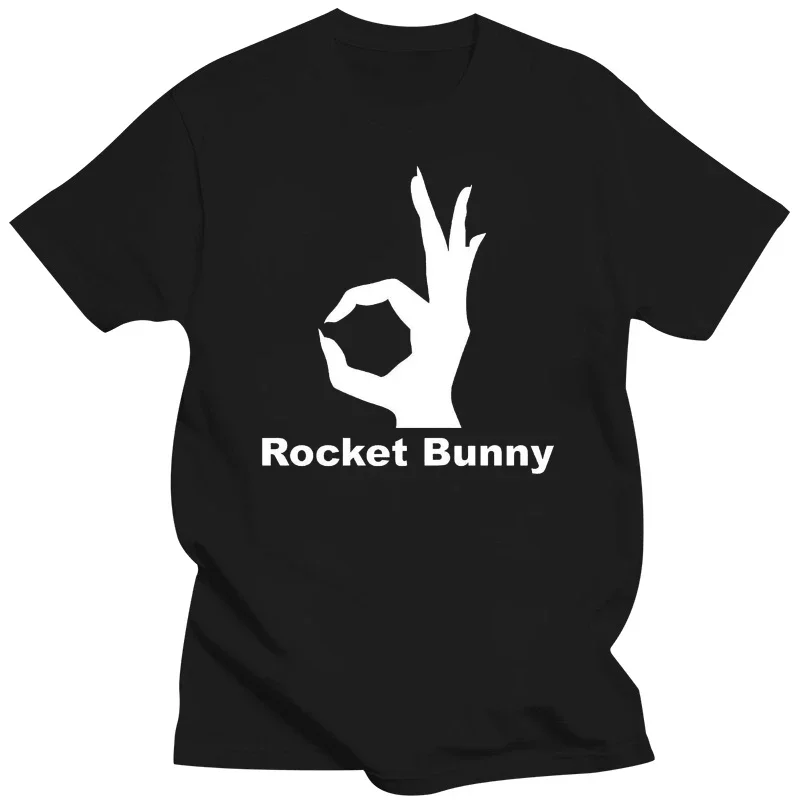 T-Shirt Uomo Pandem Rocket Bunny Print Girocollo Maniche Corte Top Abbigliamento