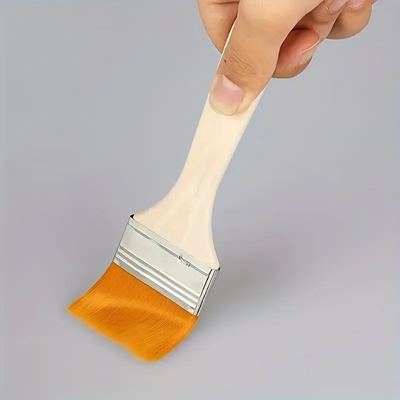 Paint Brush Set 5 sets Assorted Nylon with Wooden Handles For Acrylic Oil Varnishes Watercolor