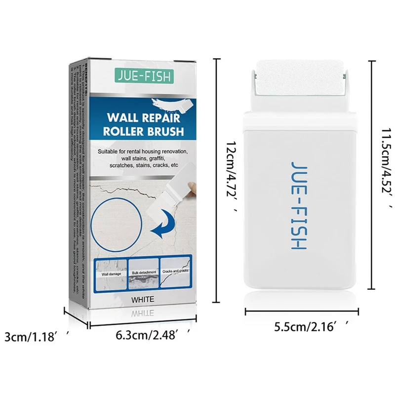 100g Wall Paint Brush Mini Paint Roller Small Beauty Repair Wall Patching Paste Colorful Graffiti Repair Renovation