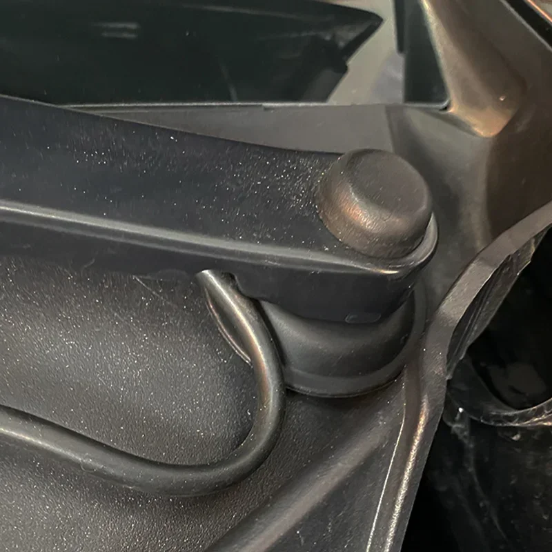 2 Cache-écrous Pour Bras D'Essuie-glace Arrière Tesla Model Y - Protection Anti-poussière Et Eau