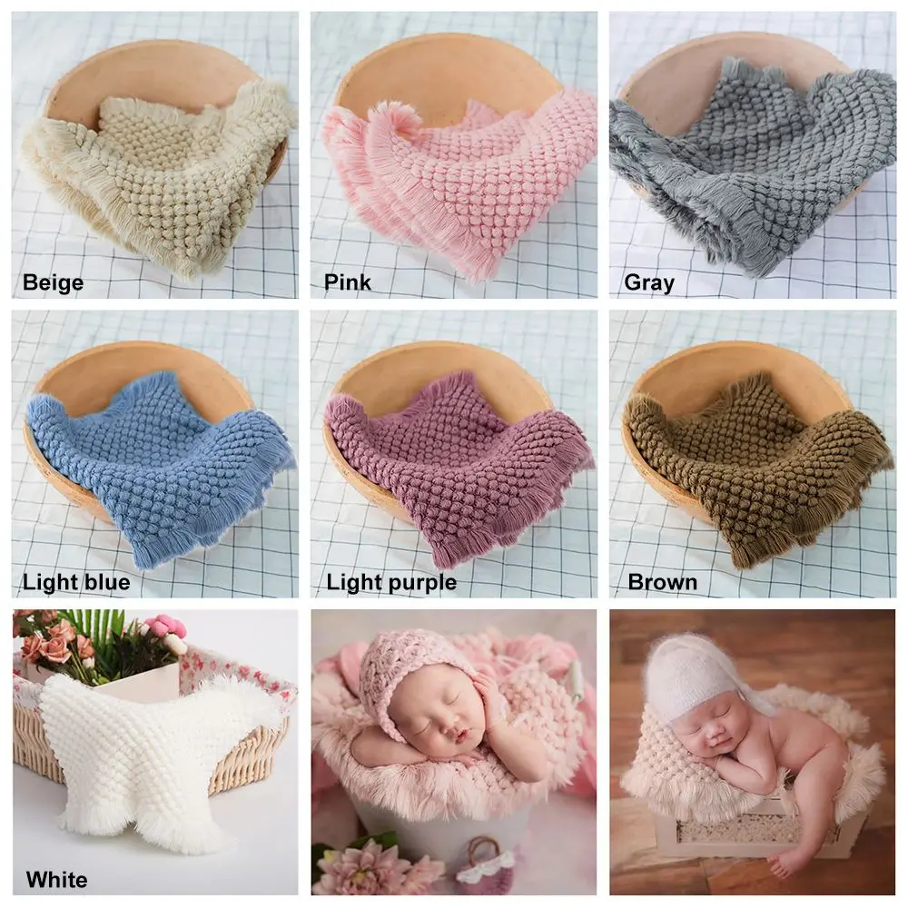 Cotton Newborn Photography Swaddle Wrap Blanket