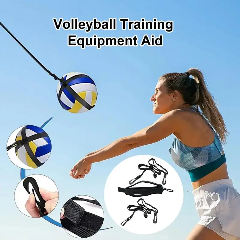 Volleyball Hitting Practice Trainer Practical Assistant Wear-resistant Flexible for Exercise Volleyball Trainer Belt