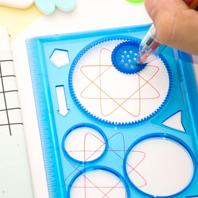 Spirograph Drawing Stencil Set 3