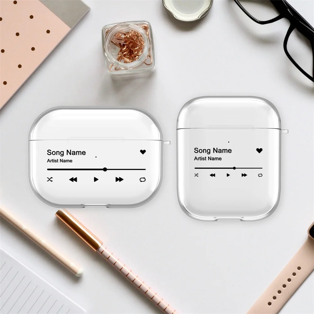 Custodia Per Airpods Con Placca Musicale Personalizzata Per Apple Airpods 1 2 3 Custodia In Silicone Morbido Per Airpods Pro