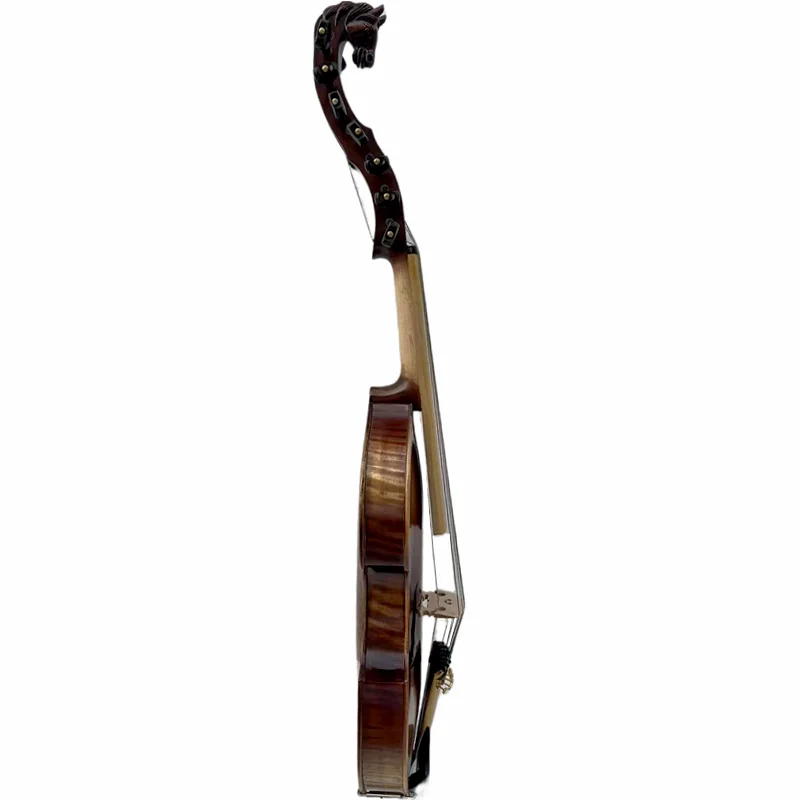 Baroque style Master 7&times;7 Strings 16" Viola d'Amore carved horse scroll#15435