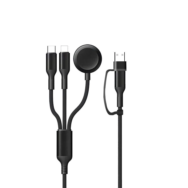 보놀라 3 in 2 USB 타입 C 케이블 아이폰 17/16/15/14/13/12 프로 충전 케이블 USB 타입 C 애플워치 충전 케이블