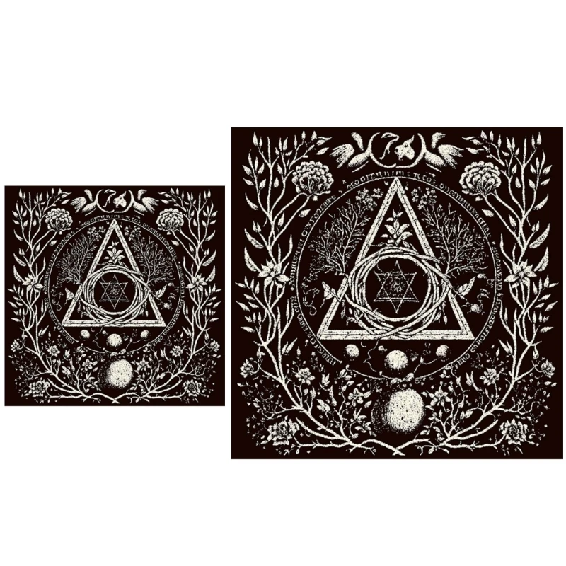 

Square Flannelette Tarot Altar Cloth Board Game Pad Astrological Pad Table Cover