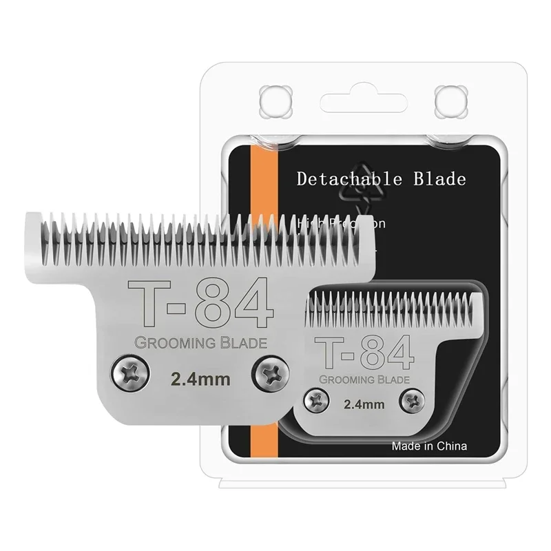 Detachable Pet Dog wide Blade Compatible With Andis Oster A5 Wahl Km Series house sheep clippers Size 3/32" T84