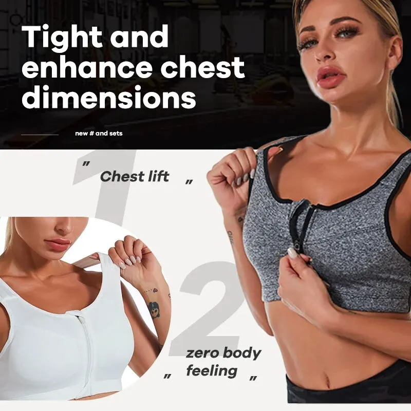 Yoga Fitness Bra Shock-absorbing Sports Bra Breathable and Quick Drying Training Running WOMEN'S Underwear 5