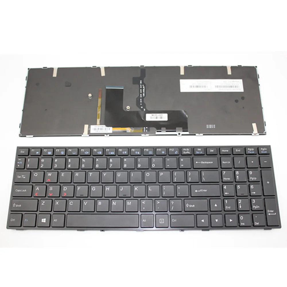 

Keyboard with backlit for Hasee Z6-I78172D1 Z6-SL7D1 Z6-PK5D1 z7sl7s3 Z7-SP7S2 US black