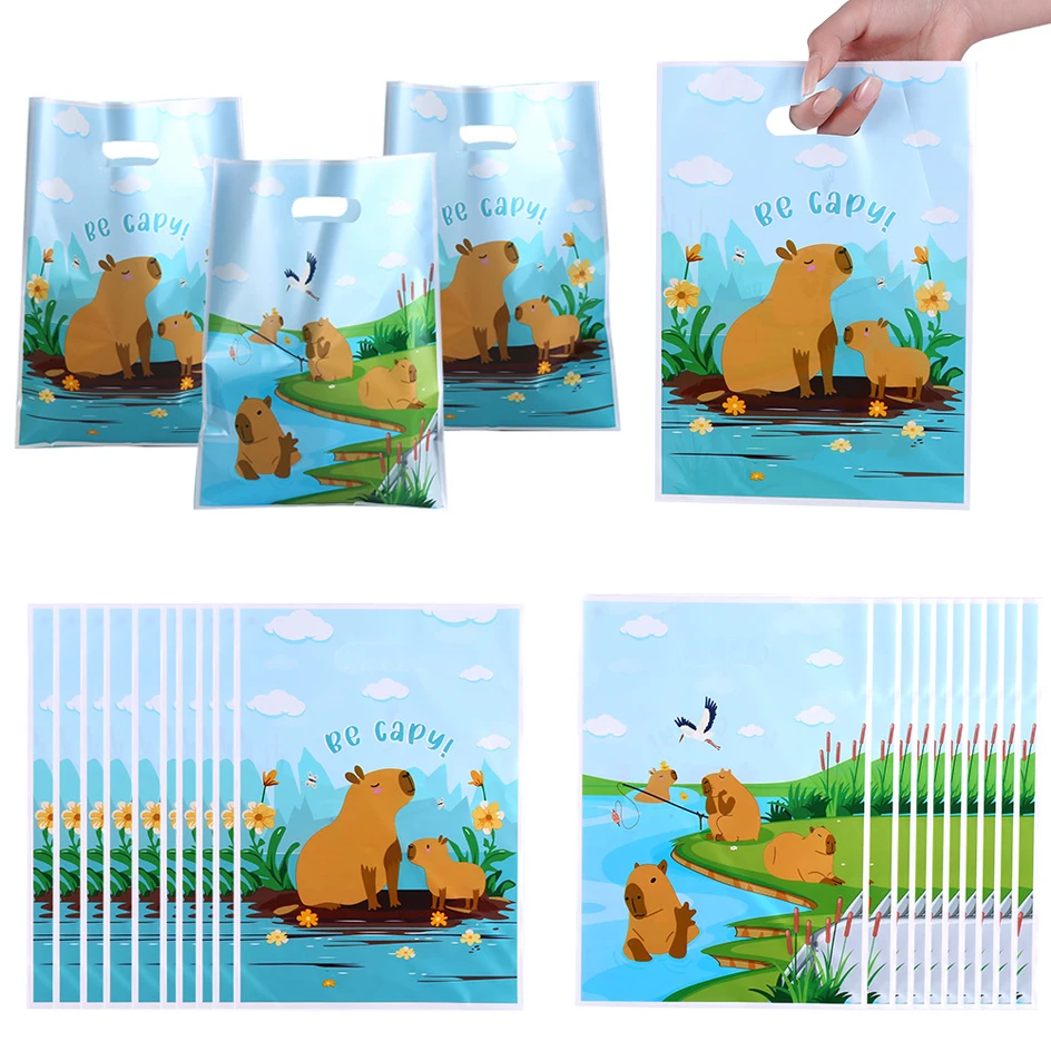 Set Completo Di Decorazioni Per Festa A Tema Capybara: Piatti, Bicchieri, Tovaglia E Banner - Ideale Per Feste Di Compleanno Bambini E Picnic