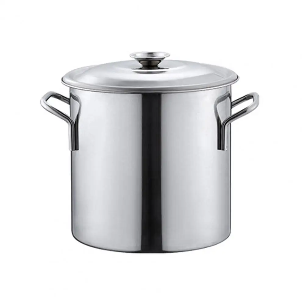 Soup Pot Stainless Steel Stainless Steel Soup Pot with Lid for Cooking Heavy Duty Induction Ready Ideal for Restaurants Big Soup Pot Stainless Steel Stainless Steel Soup Pot with Lid for Cooking Heavy Duty Induction Ready Ideal for Restaurants Big