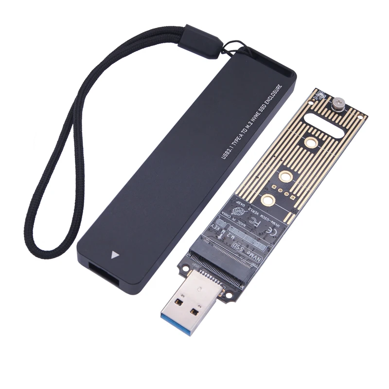 M2 SSD ̽ NVME SSD Ŭ, M.2-USB 3.1 A Ÿ ϵ ̺ Ŭ ̽, 2230 2242 2260 2280 NVME PCI-E M Ű SSD ũ