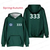 Spring/Autumn Popular Film And Television Hits Korean Drama Cosplay Costume Calamari Games Disguise Men Hoodies Team Sweatshirts 1
