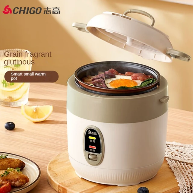 Rice Cooker 4 Cups Uncooked, 1.2L Portable Non-Stick Small Travel Rice  Cooker, One Button to Cook and Keep Warm Function - AliExpress