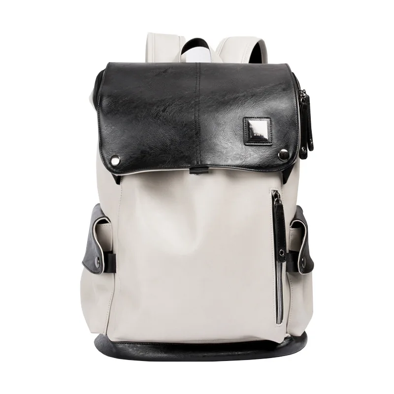 

New Men's Backpack Fashion Trend Young Students Leisure Travel Male Foreskin Men's Computer Schoolbag