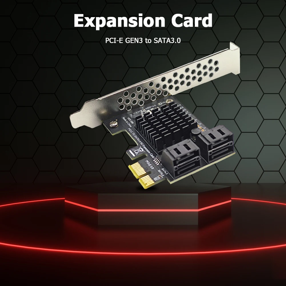 PCIe SATA III Expansion Card with USB 3.0 for Computer