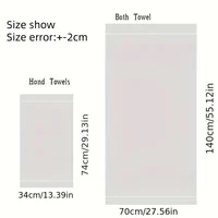 Serviettes de bain en coton noir, couverture 34x74cm/70x140cm, serviette de bain brodée de qualité hôtelière pour adultes, cadeau de noël, 1/5/10 pièces 6