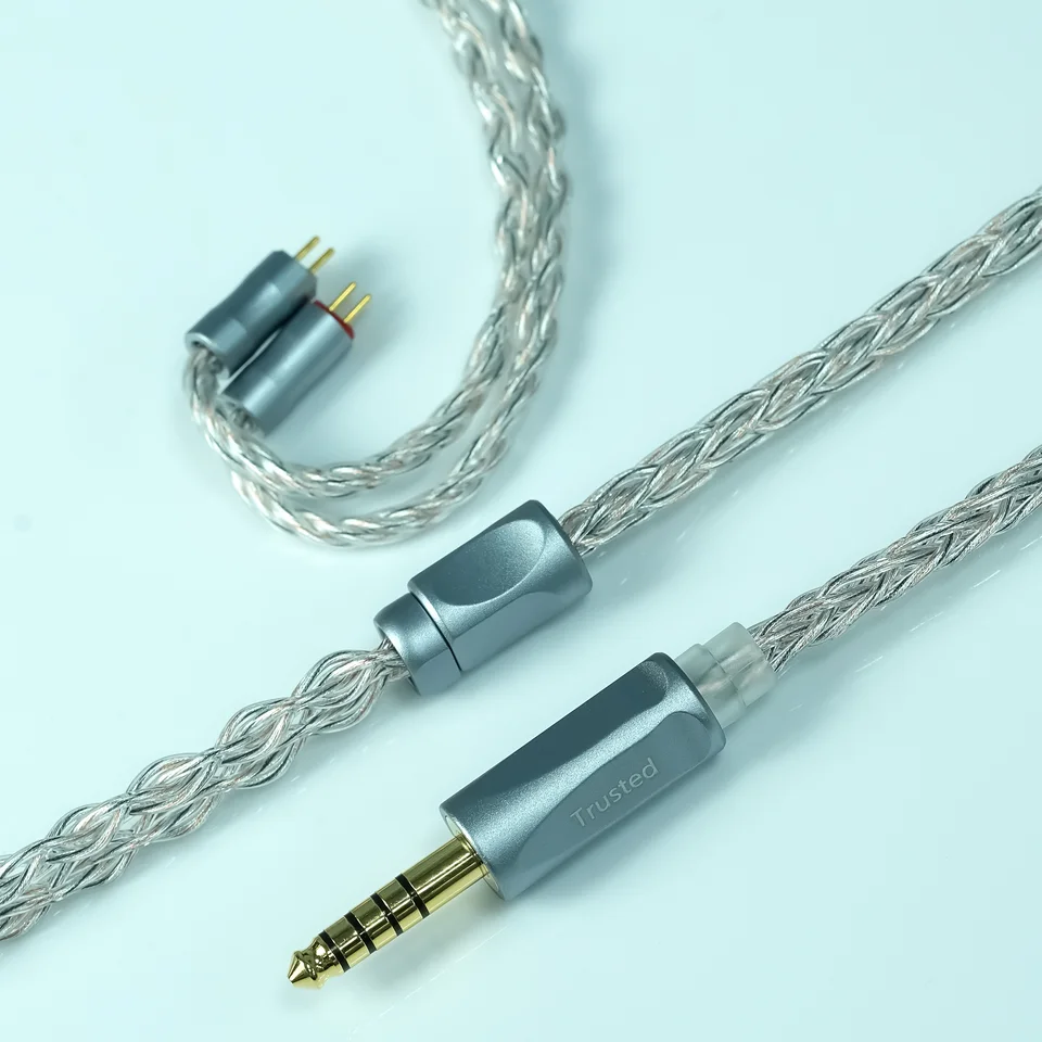 電磁油浸グラフェンパラジウムメッキ 7n occ ヘッドホン用 リケーブル Trusted-52 グラフェン Pd-メッキ + 7N OCC HiFi イヤホン