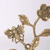 Alloy Decorative Hook 2pcs Retro Hook Set Golden Wall Coat Racks Flowers Bird Hanger Room Decoration Accessories Key Holder 6