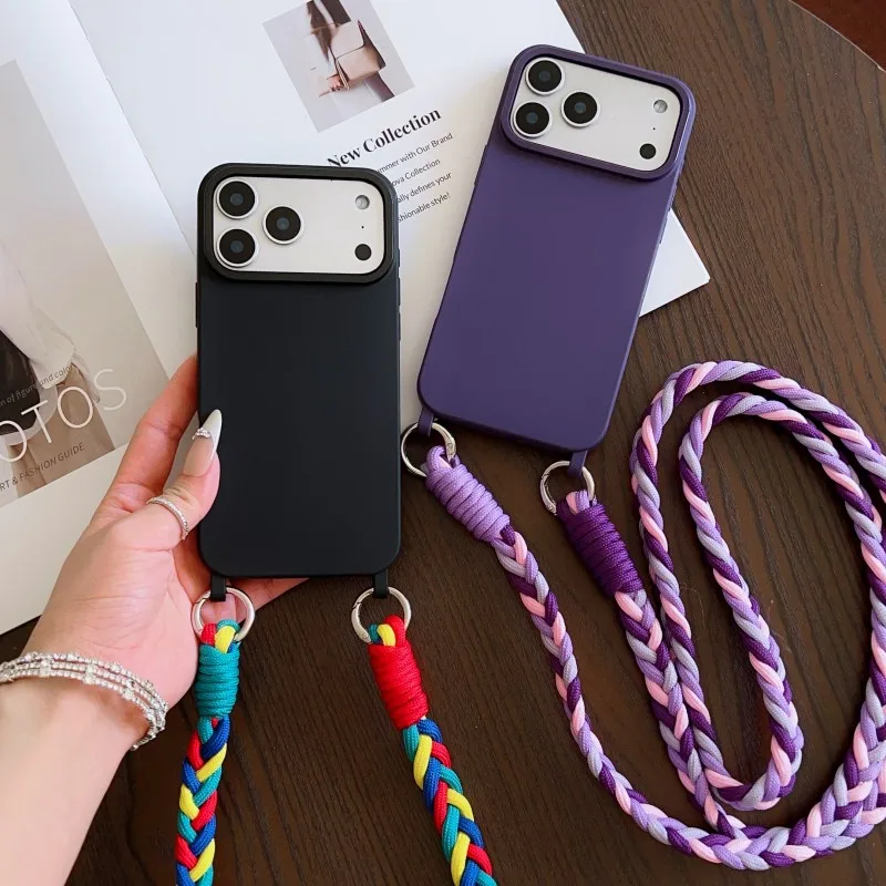 รูปสินค้า เคสโทรศัพท์มือถือสายคล้องคอแฟชั่น ลายลูกกวาด