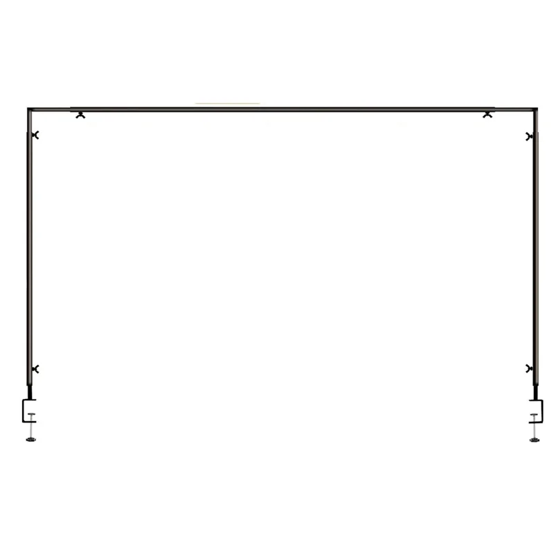 VELIF-Over The Table Rod Stand mit Klemmen 46 Zoll-100 Zoll Länge 29 Zoll-55 Zoll Höhe Tischballonbogenständer – Detail 6