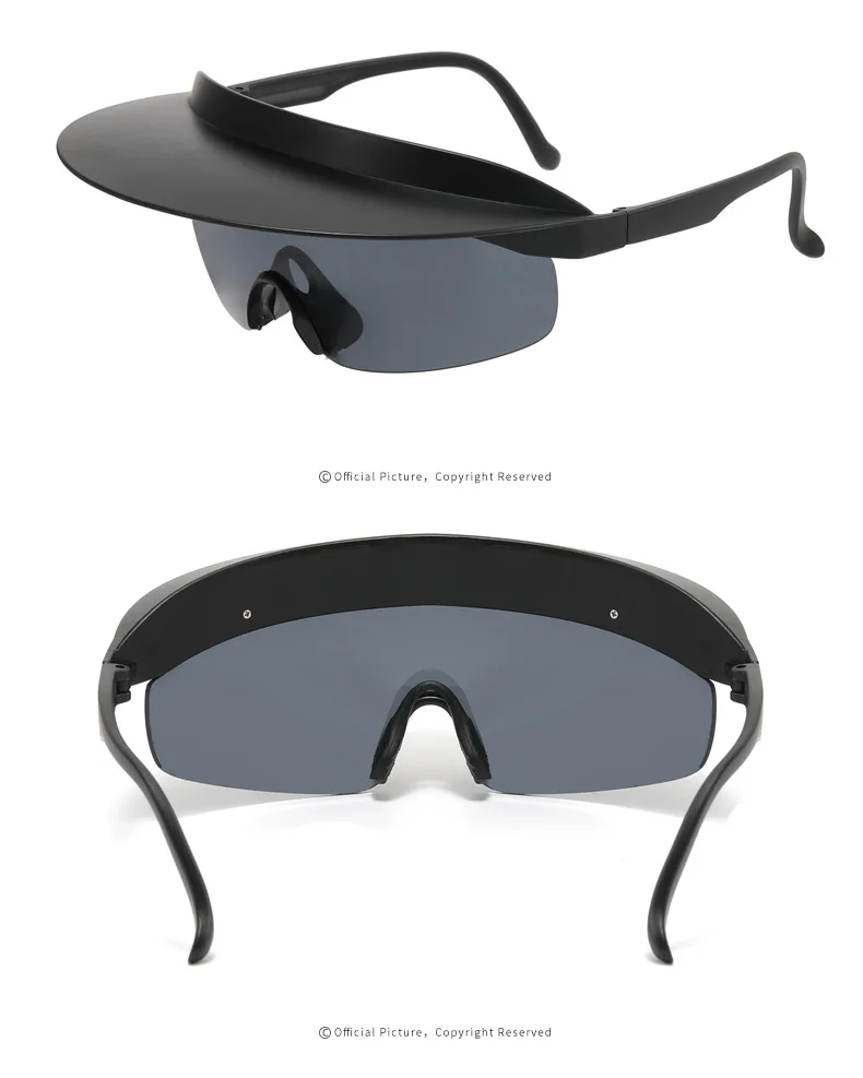 Lunettes de soleil de cyclisme oversized visière sport_voghion.com
