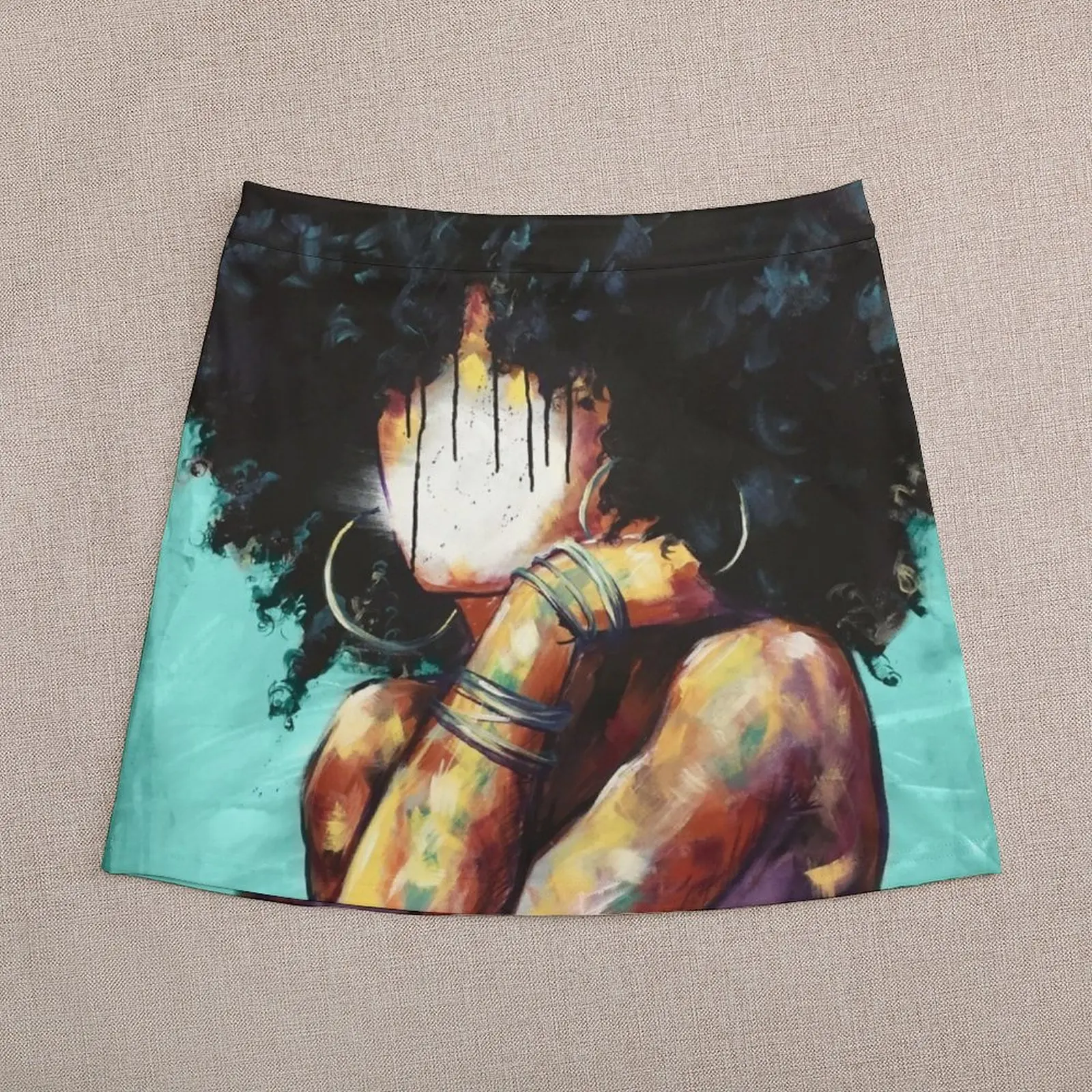 Naturally II TEAL Mini Skirt korean fashion skirts for womens skirts for womens 2023