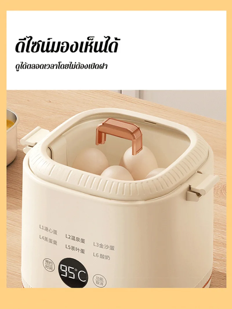Portable household small mini portable egg boiler multifunctional dormitory steamed egg cooker automatic power off cooker