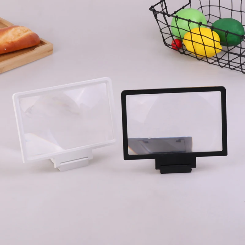 Mobile phone screen amplifier 3D HD TV magnifier foldable desktop mobile phone bracket 1PC phone screen amplifier