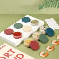 50/75ML Salad Condiment Containers With Lids Leak Proof Dipping Sauce Cups Reusable Salad Box For Lunch Box Picnic Travel 2