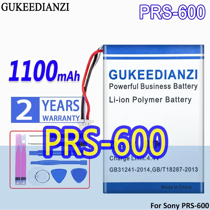 Batteria Gukeedianzi Ad Alta Capacità Prs600 1100Mah Per Sony Prs-700 Prs-700Bc Prs-600 Prs-600/Bc Prs-600/Rc E-Book Bateria