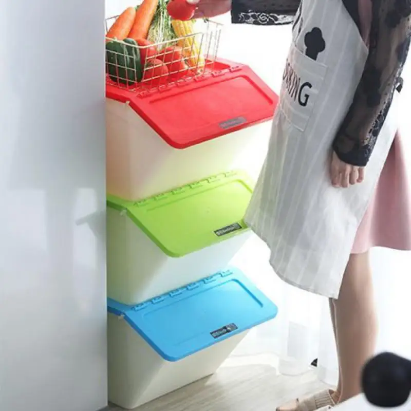 

Большой ящик для хранения, коробка для сортировки, Штабелируемый ящик, бытовой пластиковый прозрачный ящик для нижнего белья, настенный ящик для хранения, перегородка