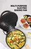 Multi-Purpose Electric Baking Pan, Large-Capacity Adjustable Temperature Electric Baking Pan, Suspension Double-Sided Heating 6
