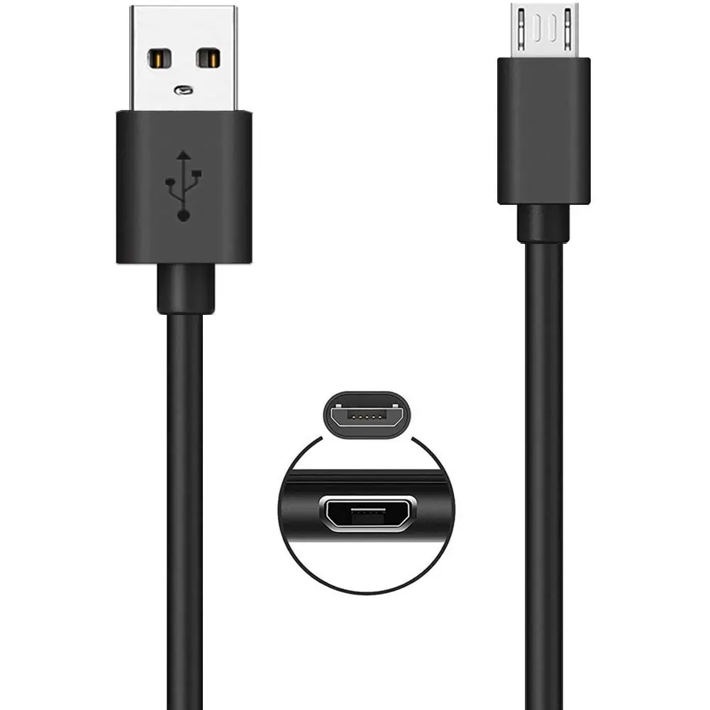 1pc 10CM USB 2.0 A to Micro B Data Sync Charge Cable Cord For Cellphone for PC for Laptop