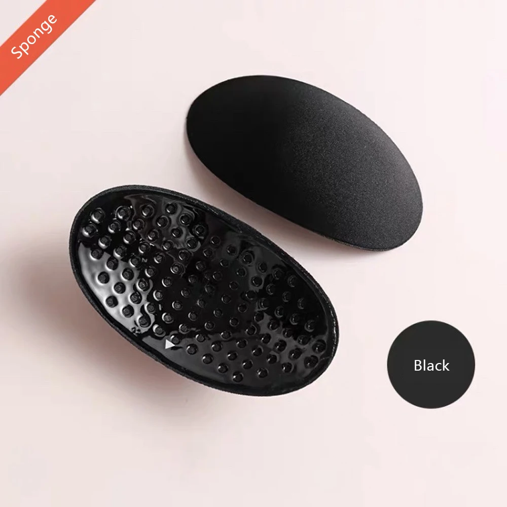 1Pair Invisible Shoulder Pad Detachable Breathable Silicone Shoulder Pad Anti-Skid Adhesive Sticky For Women Men Right Angle