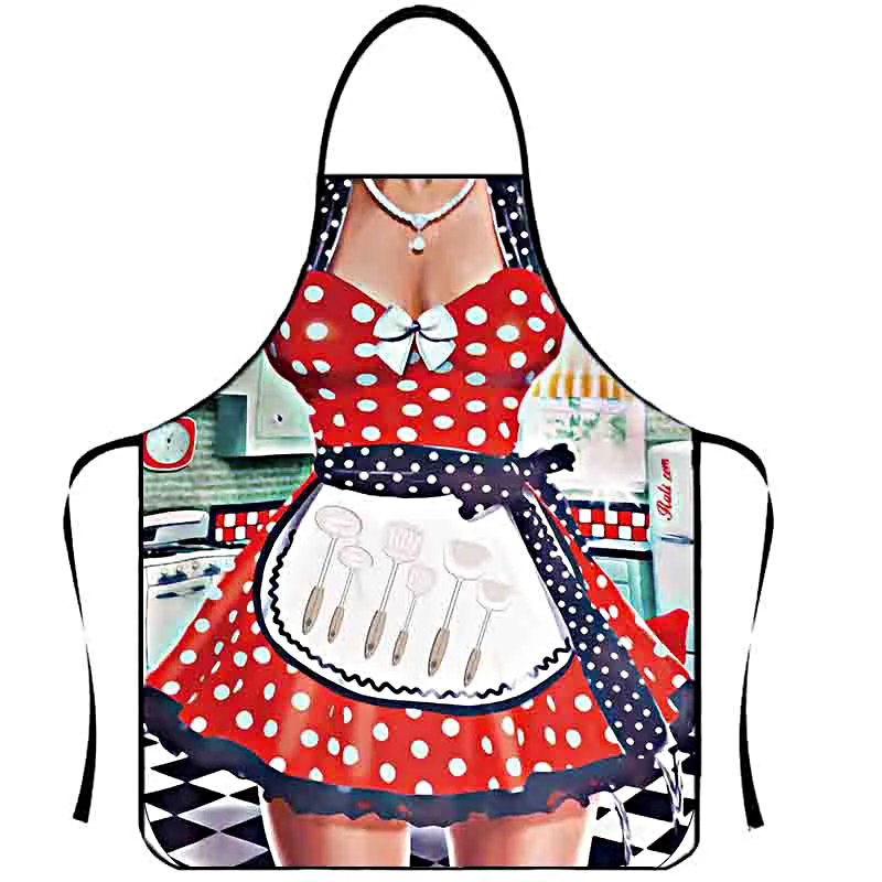 

1pc High Quality Clothing Oil-proof Apron Body Bib Print Funny Waterproof Creative