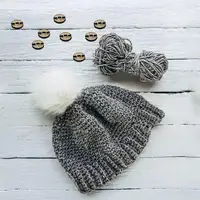 Pompom Buttons For Hats Wooden Buttons For Crafts 50pcs Pom Pom Hat Buttons For Hat Pom Pom Ball Fixing Knit Beanies Toques Hats 2