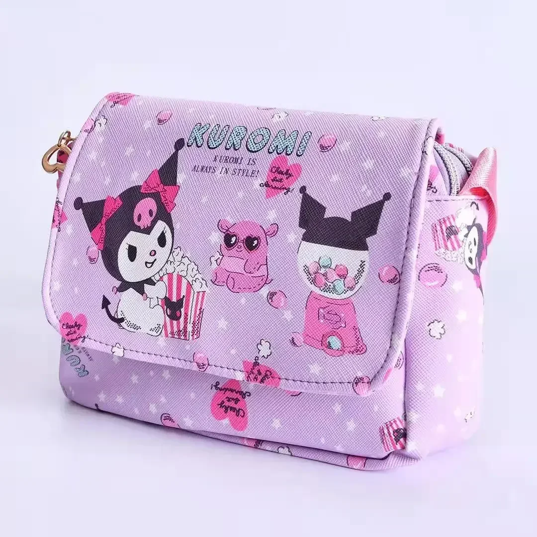 Hello Kitty Sanrio Kuromi Kawaii mini Waterproof shoulder bag Cinnamoroll small handbag Anime cosplay bag Travel Bag for kids