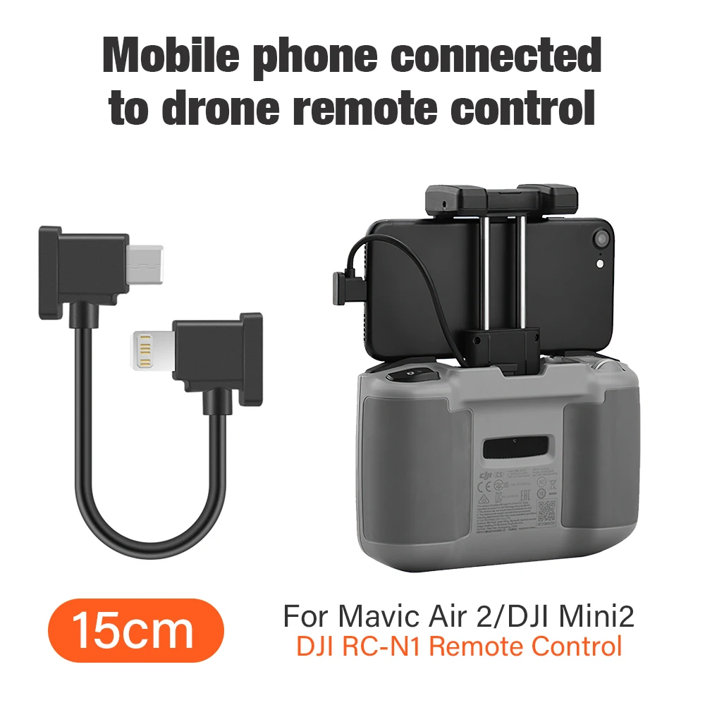 Connecteurs USB C, iOS et Micro USB du lot de 6 câbles pour simulateur RC, détail des embouts.