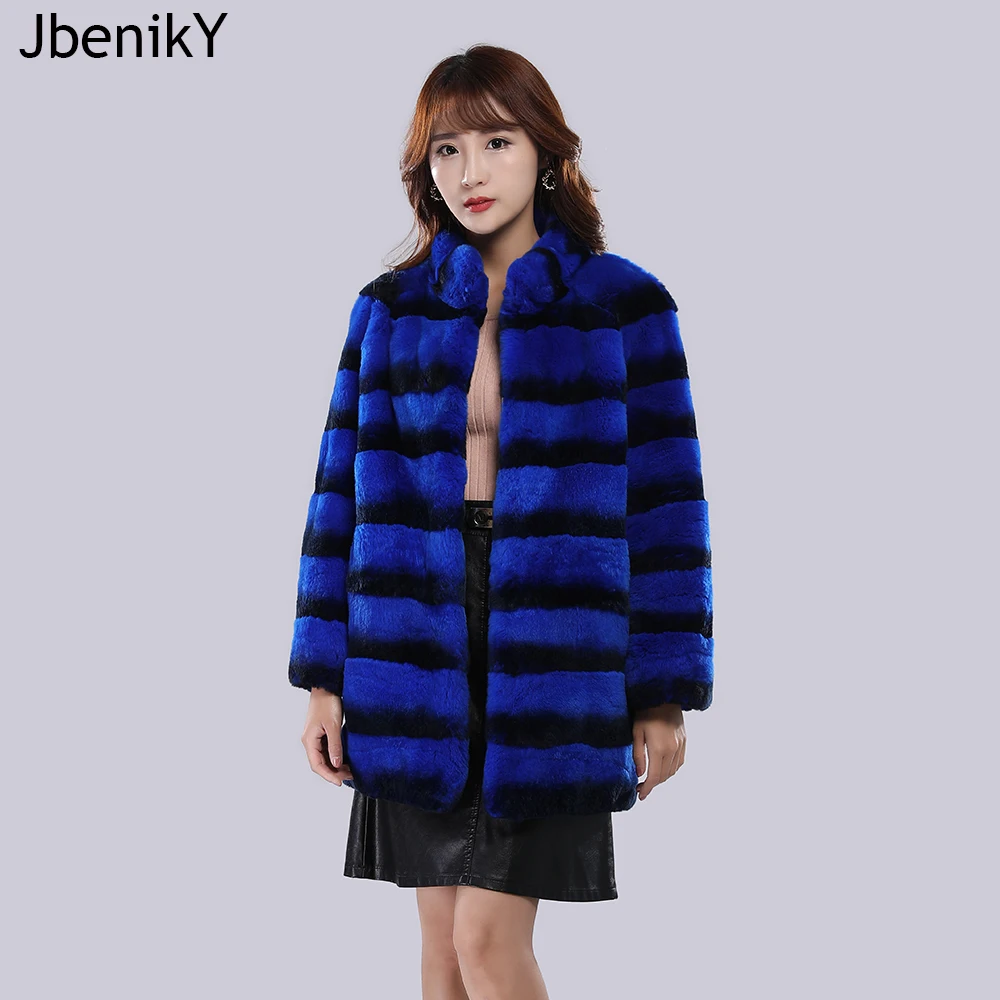 

Winter Real Fur Coat Women Real Rex Rabbit Fur Jacket Thick Warm High Quality Luxury Long Female Lady Real Rex Rabbit Fur Coat