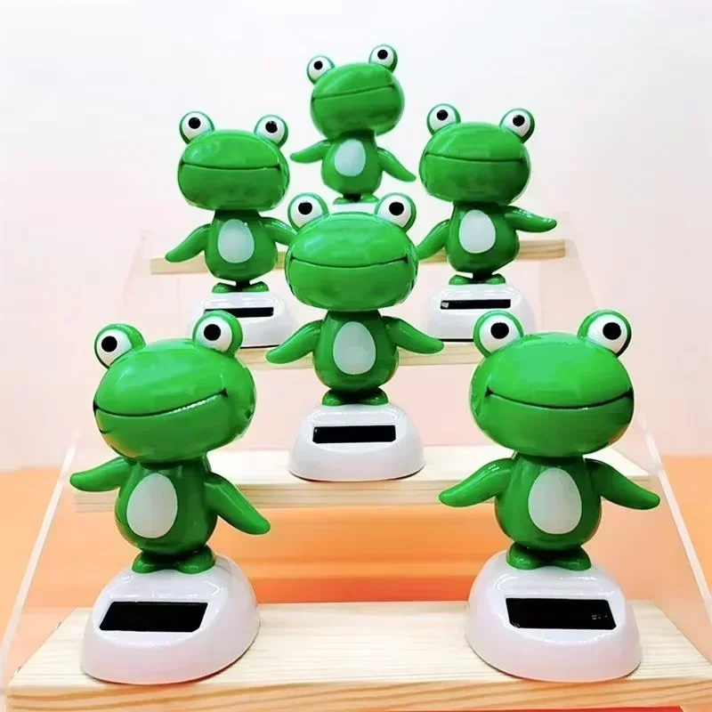 Solar Powered Dancing Frog Decoration