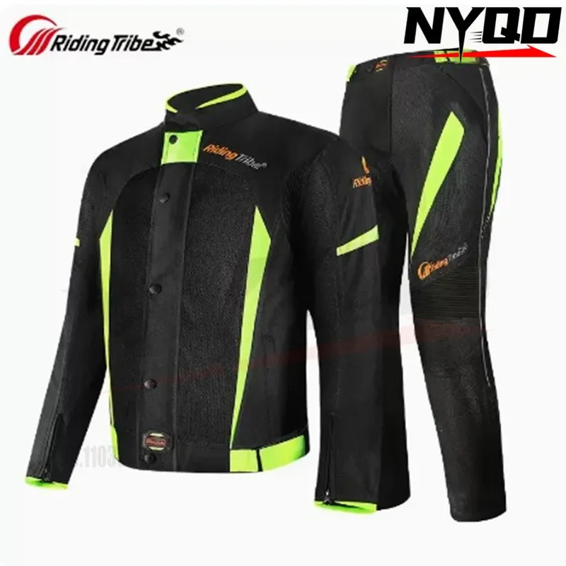 Riding Tribe motorcycle riding suit set waterproof anti fall warm motorcycle clothing 4 seasons winter suit