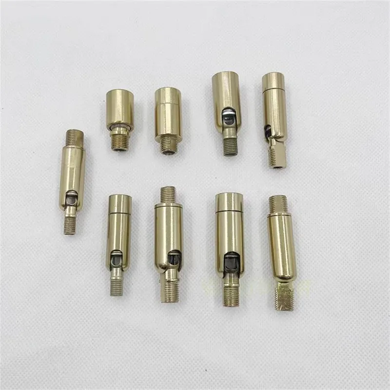 2PCS Universal head turning joint 360 degree inner and outer teeth mirror front lamp wall lamp table decoration accessories