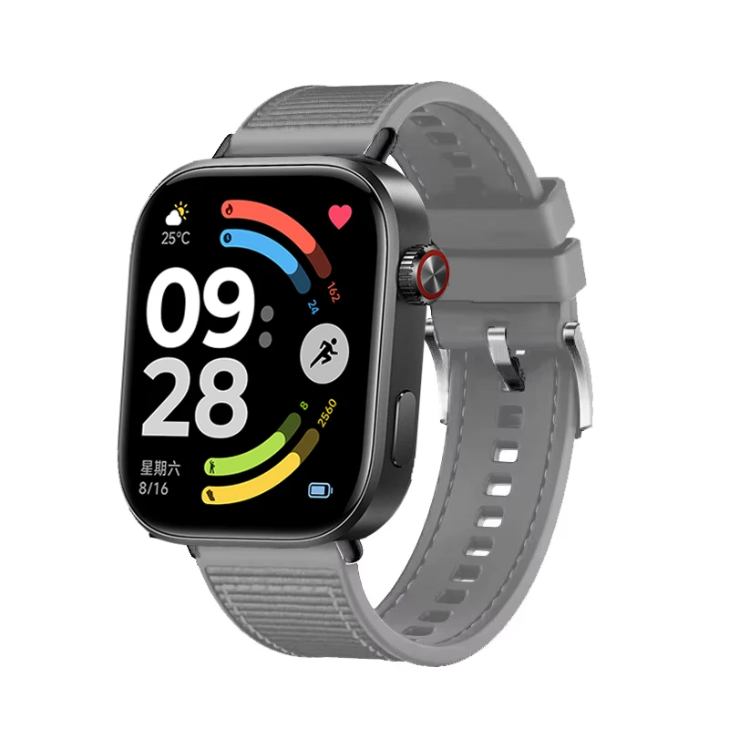 Braided Nylon & Silicone Sport Strap