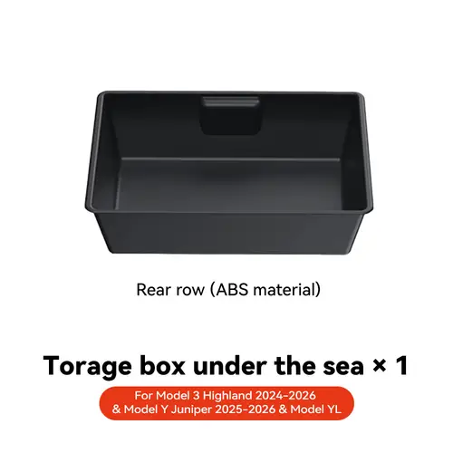 YZ For Tesla Model Y Juniper 2025+ YL  Under Seat Storage Box Car Interior Accessories Drawer Type Organizer Storage Lower Box - Image 12