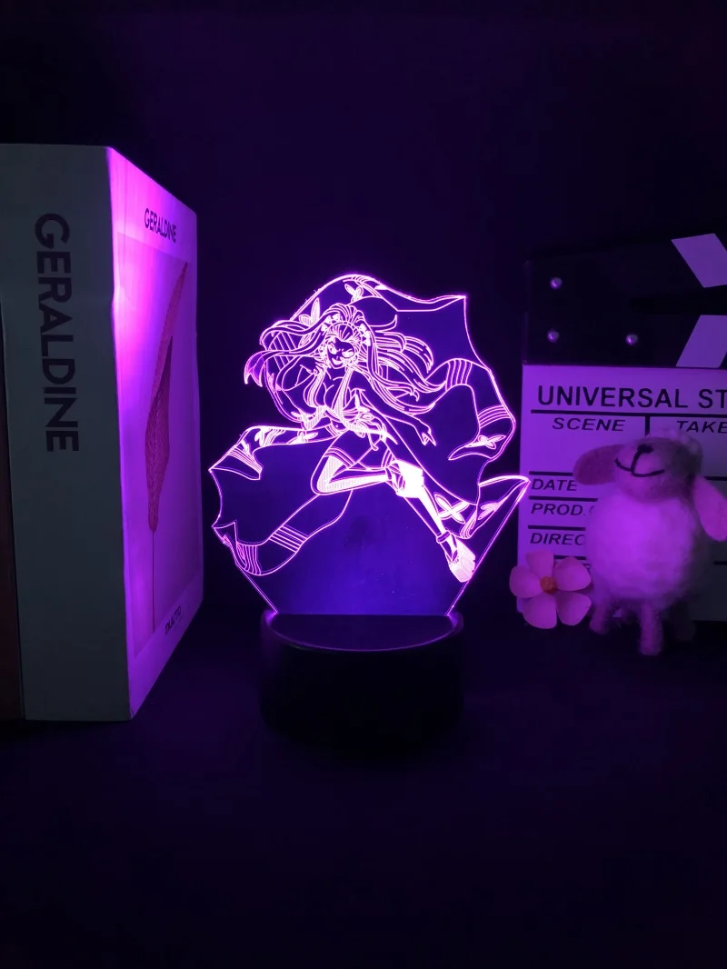 Base de Luz Demônio Slayer Daki Night Light Despertador Anime Japonês Manga Dropship Legal Presente Adolescentes Colorido Criança Led 3 Computers & Electronics
