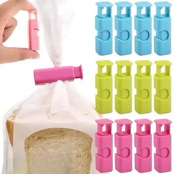 Clip per sigillare alimenti Clip riutilizzabili per sacchetti per la conservazione del pane per sacchetti per snack Morsetto a molla Gadget da cucina per la casa Morsetti sigillanti 1