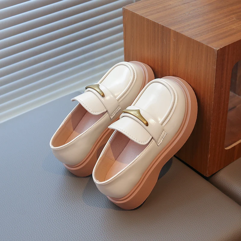 Girls Soft Sole Mary Jane Flats School Shoes